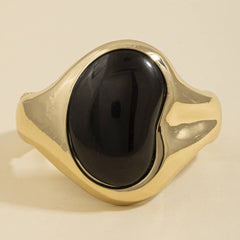 Molten Oval Cuff Bracelet