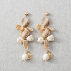 Oceanic Star Shell Earrings