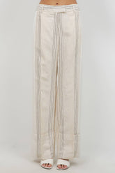 Premium- Pinstripe Wide Leg Pants