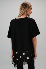 Polka Dot Tunic Top