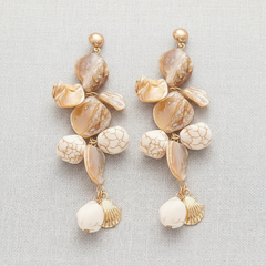 Oceanic Star Shell Earrings