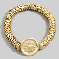 Sun Medallion Bracelet