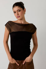Mesh Black Top