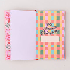 Classic 17-Month Academic Planner, Bonjour - Pink