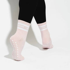 Pink Pilates Grip Socks