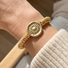 Sun Medallion Bracelet
