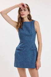 Blue Hour Denim Mini Dress