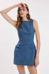 Blue Hour Denim Mini Dress
