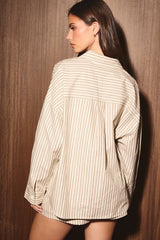 Maren Striped Button-Down