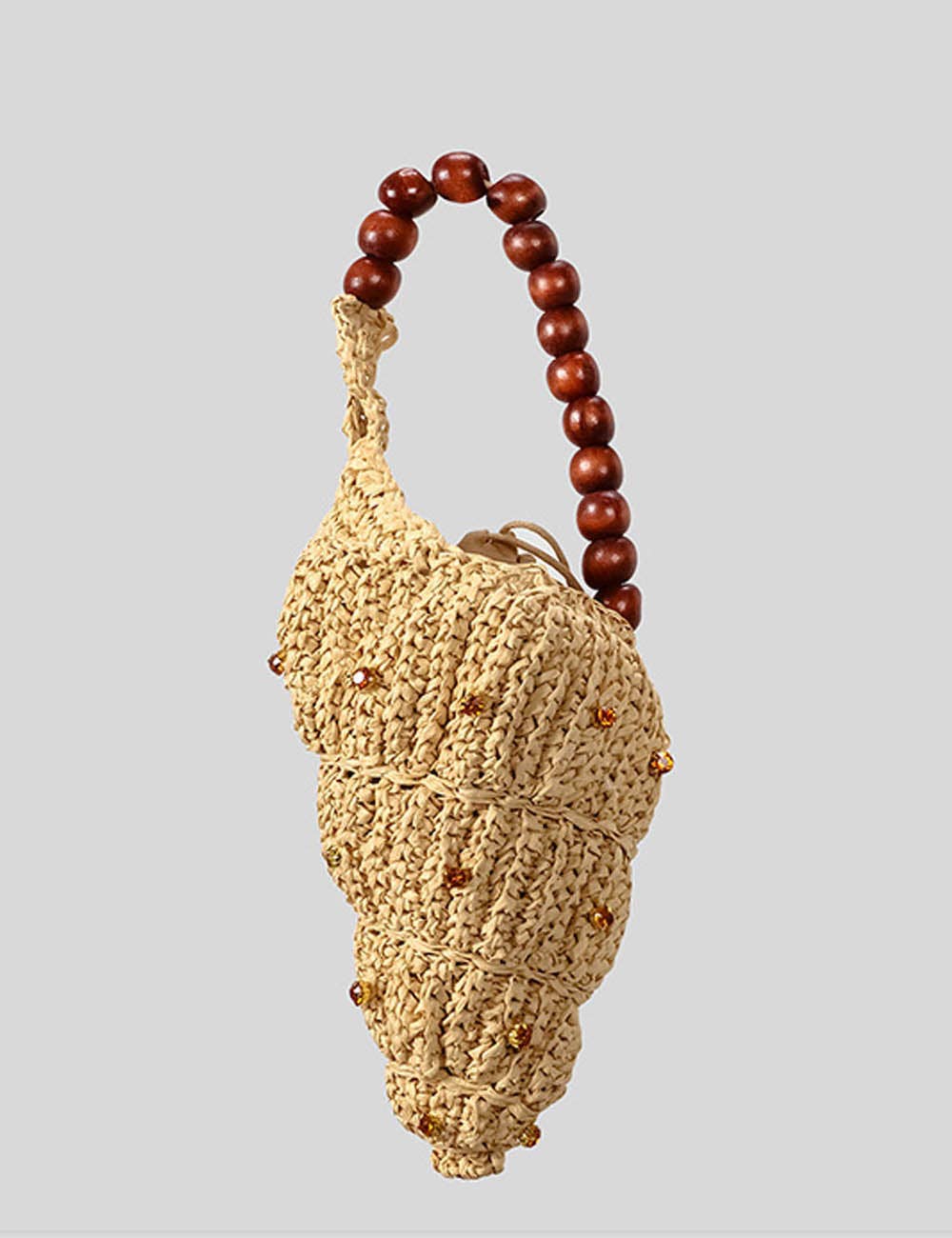 Seashell Raffia Handbag
