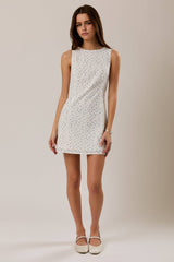 Ditsy Print Mini Dress