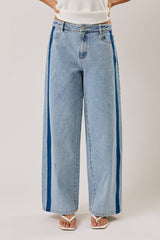 Side Striped Jeans