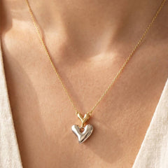 Puffy Heart Necklace