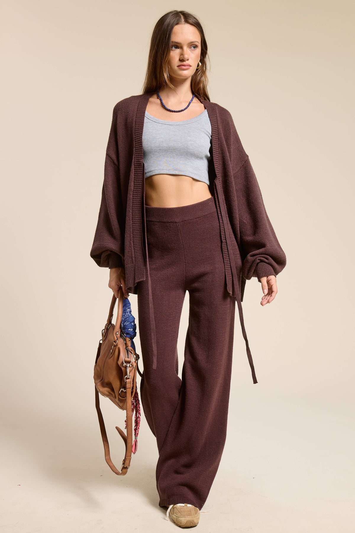 Mocha Knit Set - Sold Separately