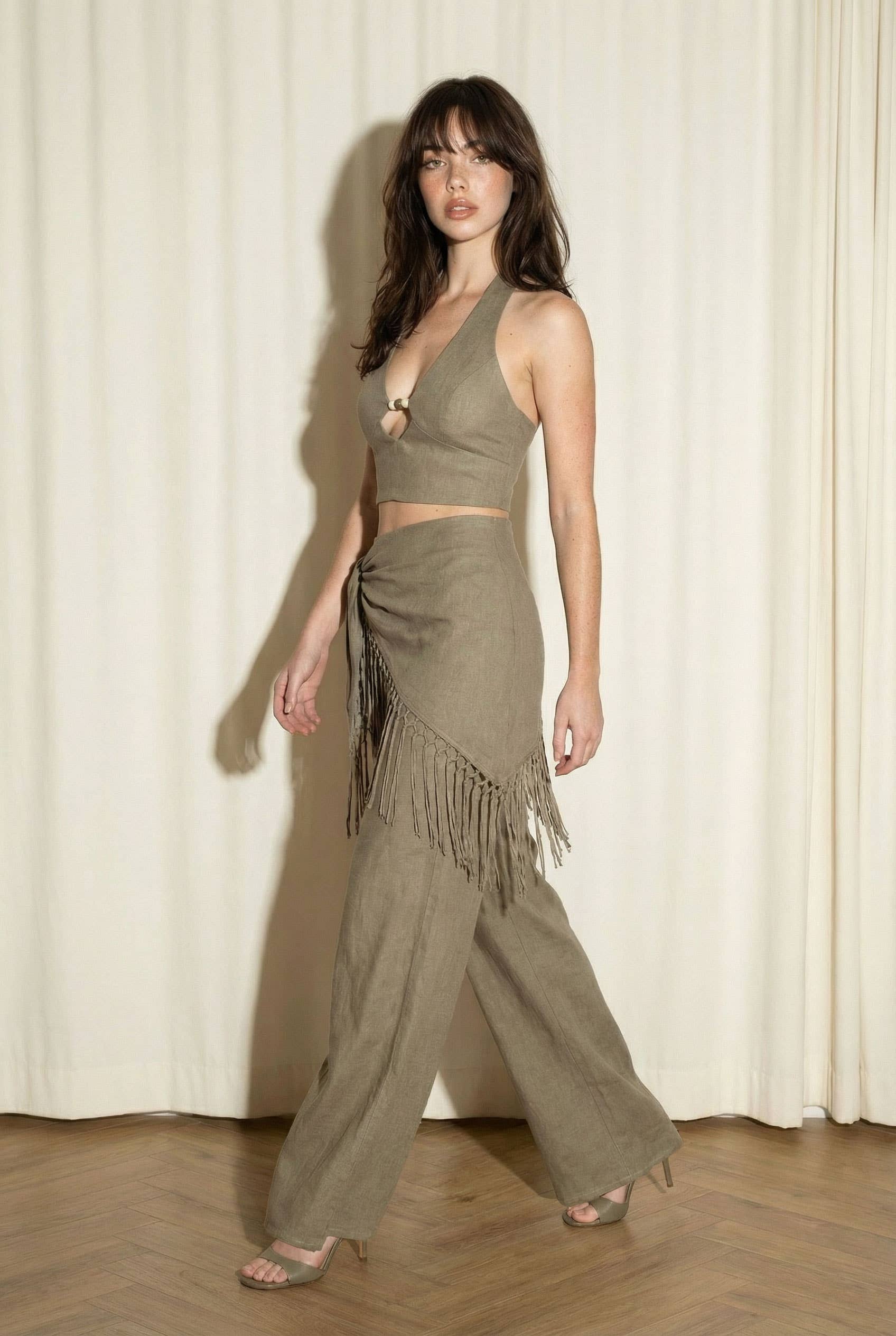 Sienna Fringe Pant Set