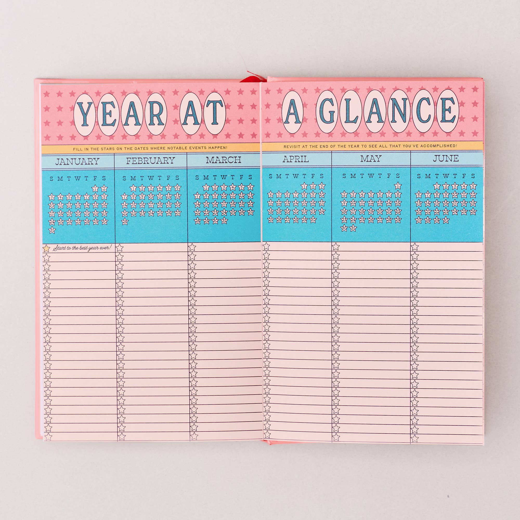 Classic 17-Month Academic Planner, Bonjour - Pink