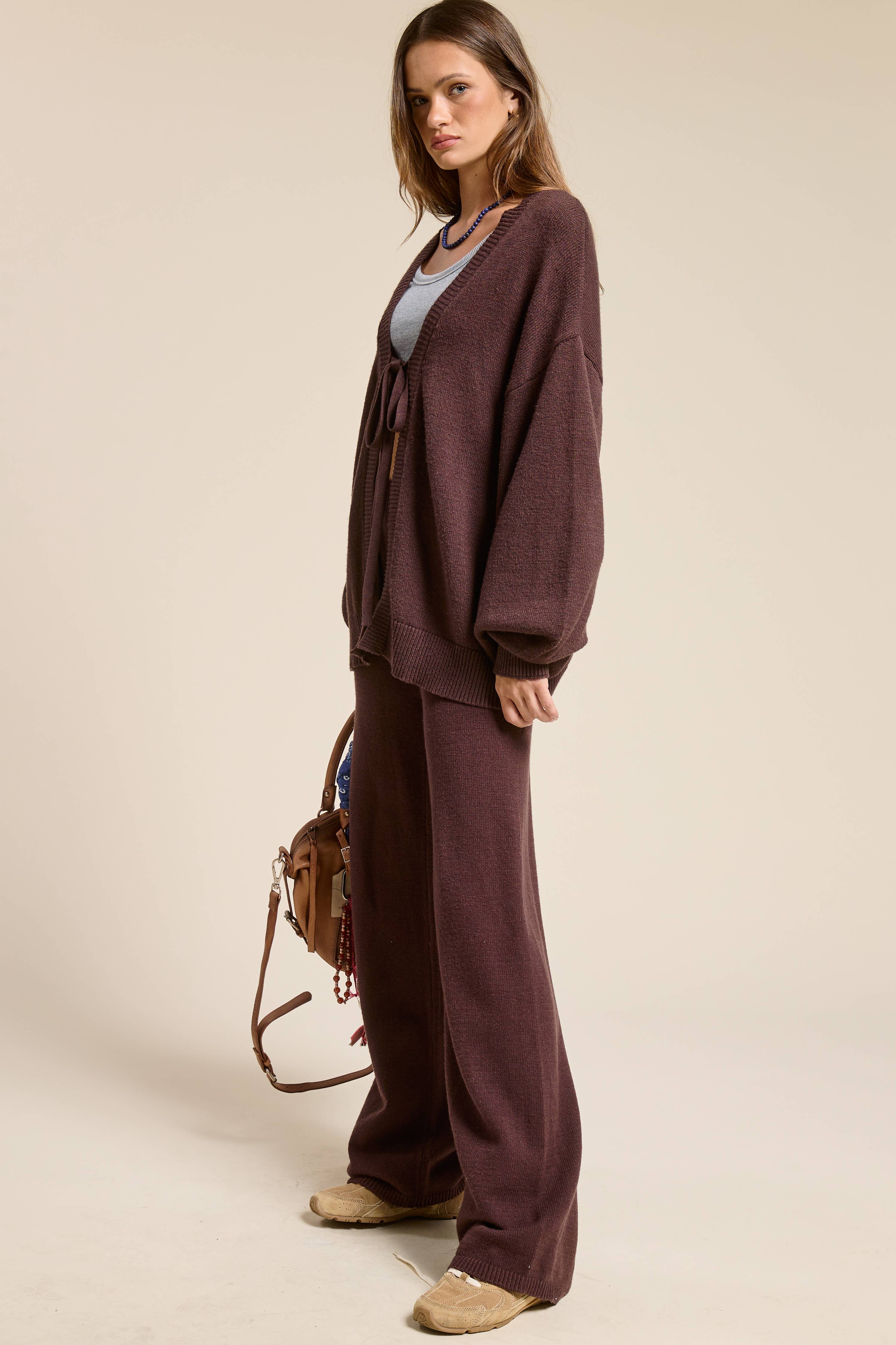 Mocha Knit Set - Sold Separately