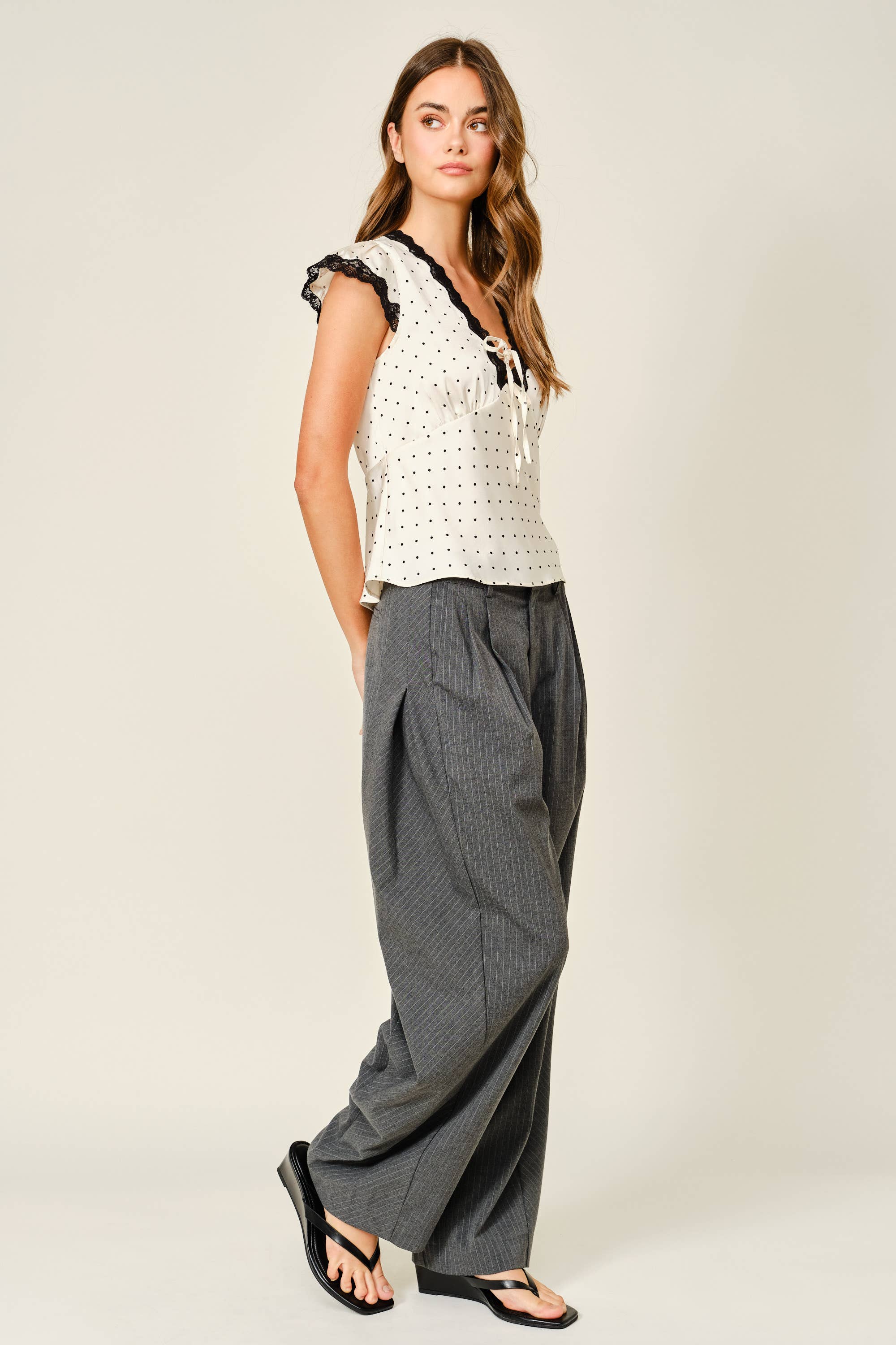 Stripe Barrel Pants