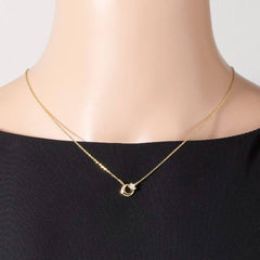Moon And Star Charm Necklace