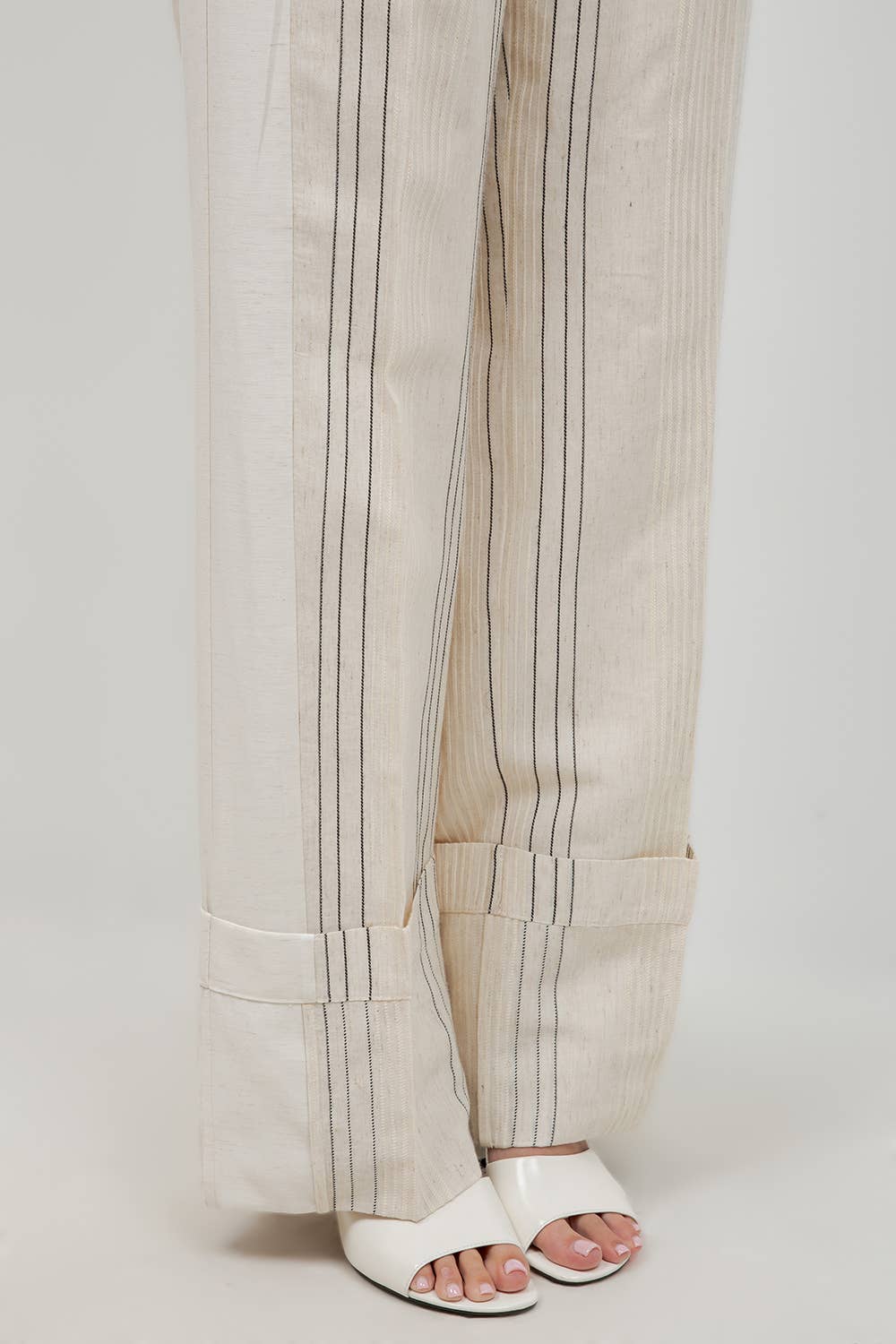 Premium- Pinstripe Wide Leg Pants