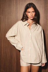 Maren Striped Button-Down
