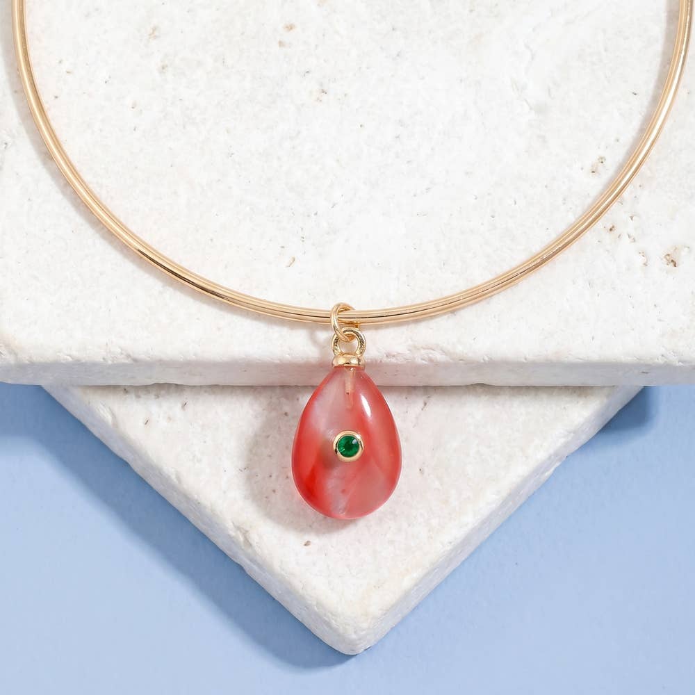 Teardrop Pendant Necklace
