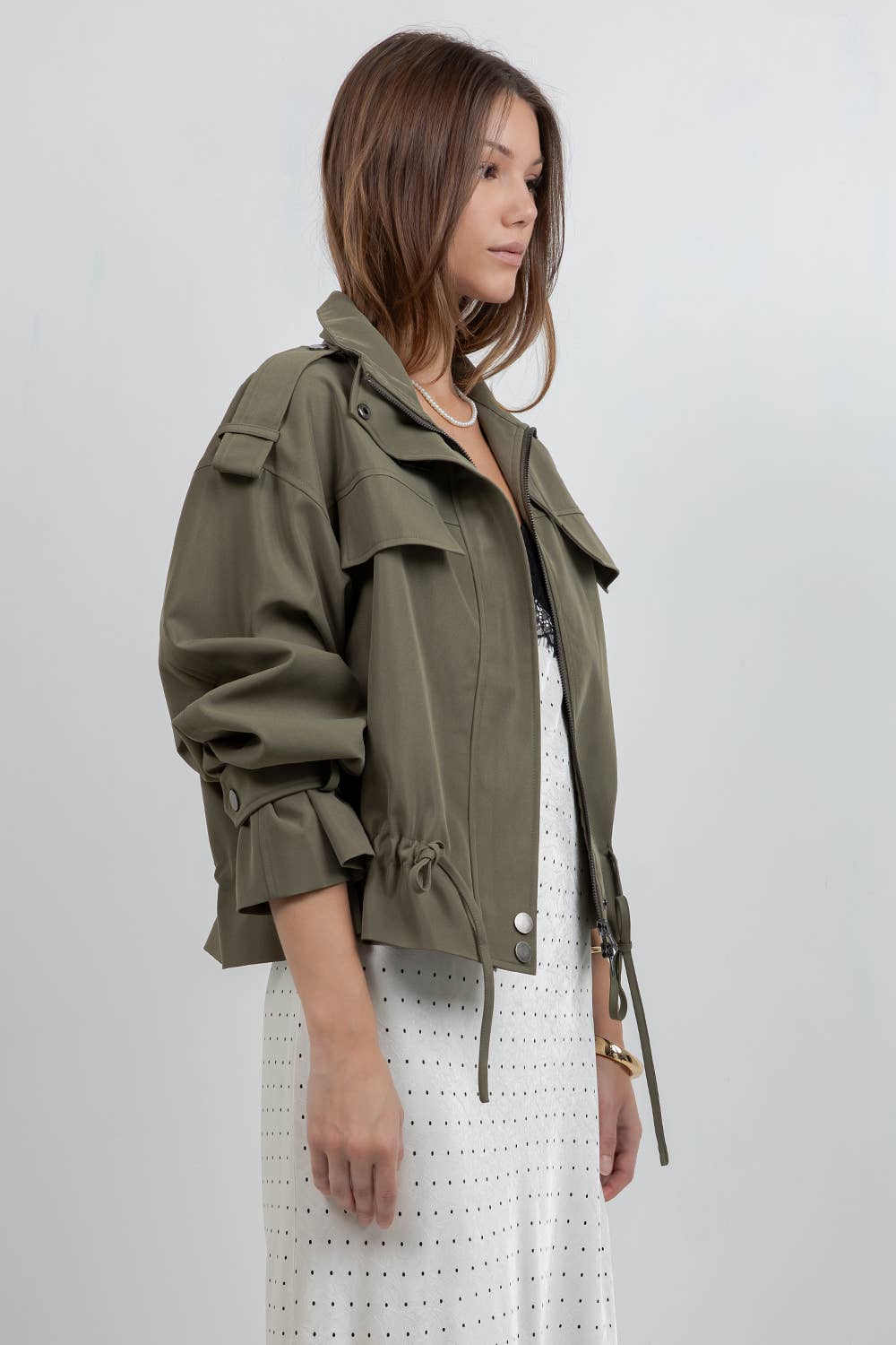 Utility Mode Olive Jacket