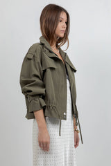 Utility Mode Olive Jacket