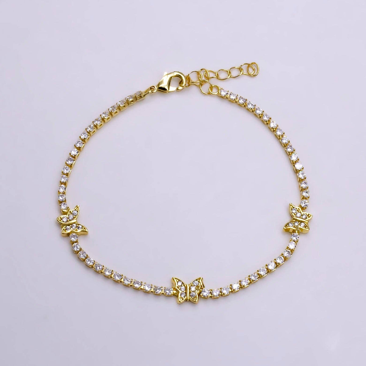 Butterfly Tennis Bracelet