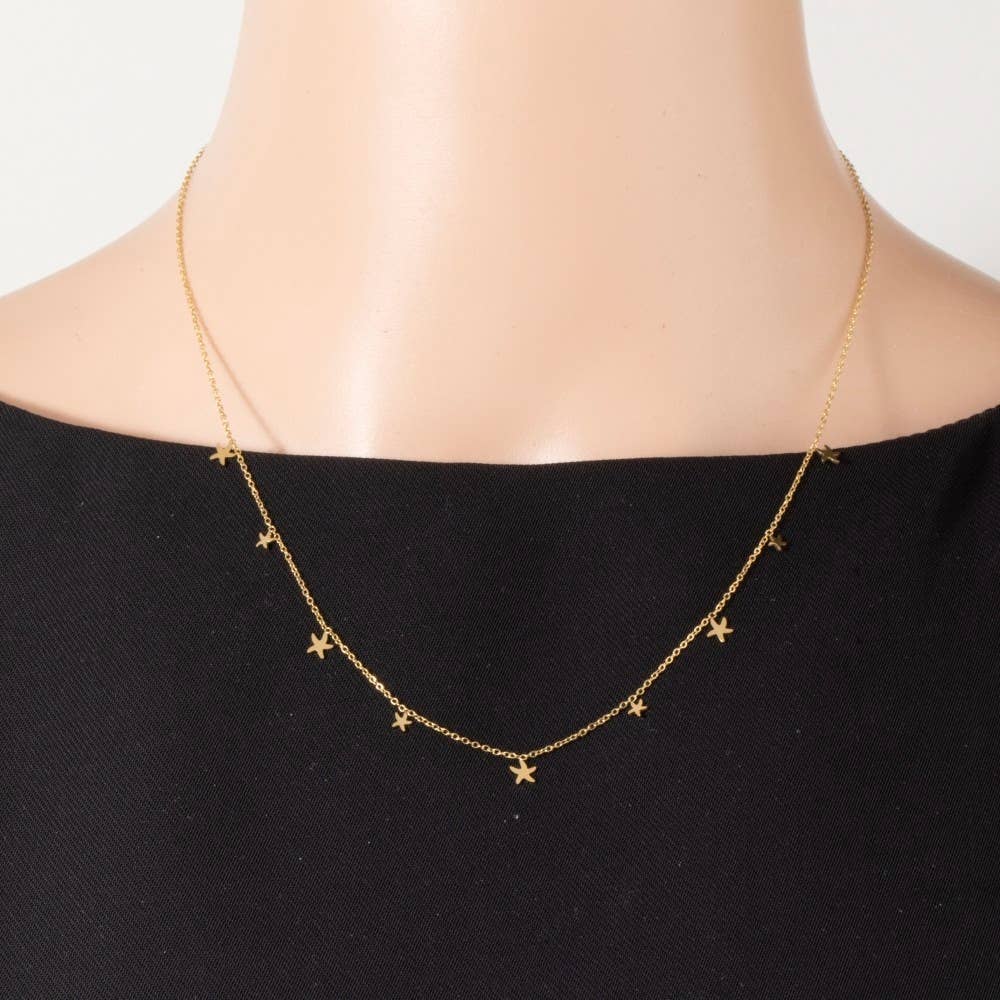 Starfish Charms Necklace