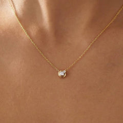 Moon Pendant Necklace