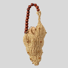 Seashell Raffia Handbag