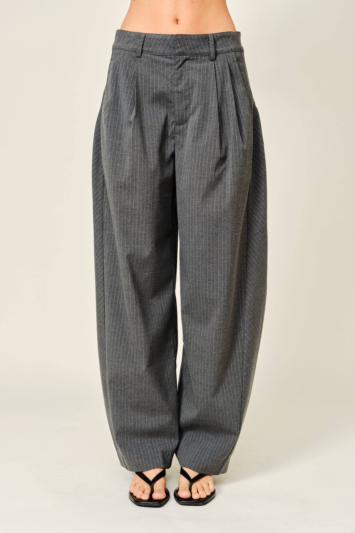 Stripe Barrel Pants