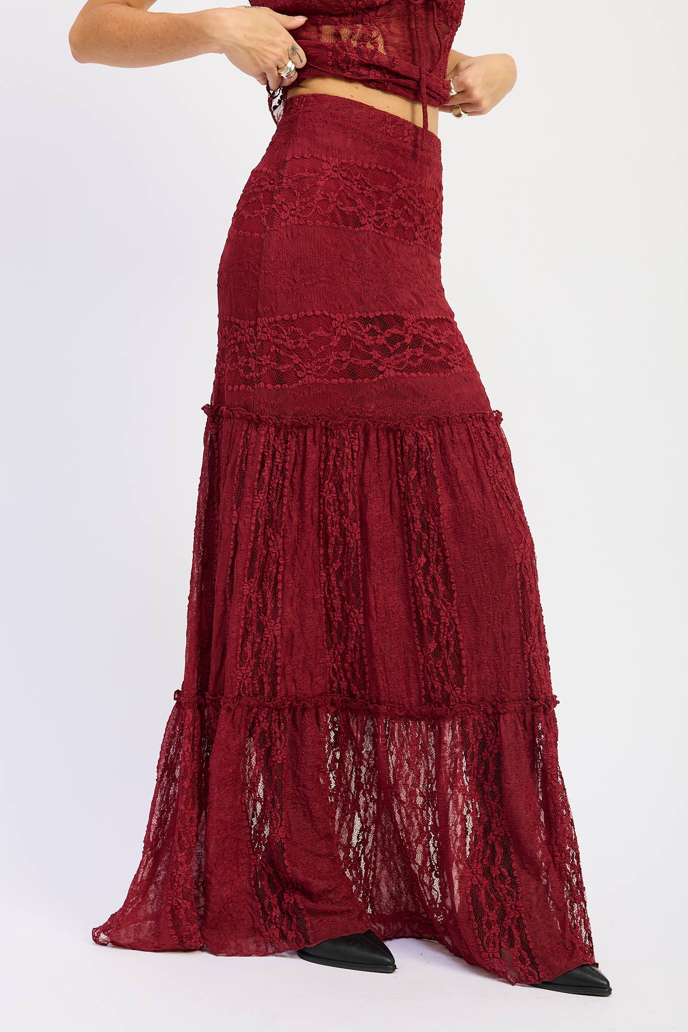 Lace Tiered Set - Sold Separately