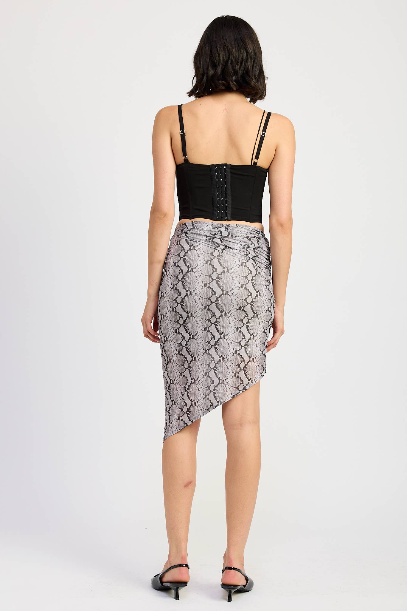 Lace Trim Corset Top