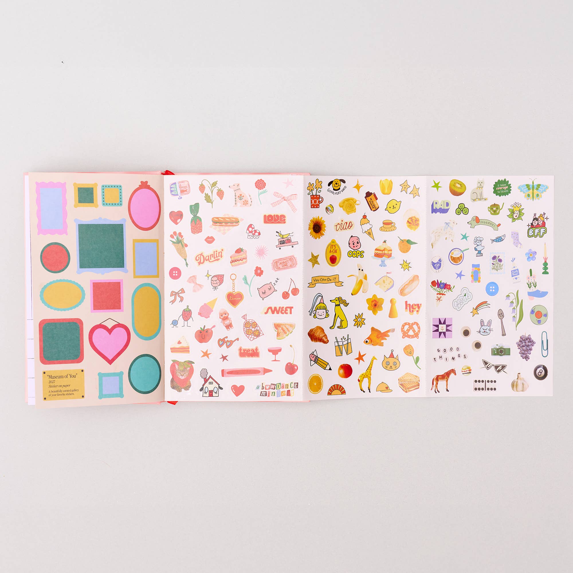 Classic 17-Month Academic Planner, Bonjour - Pink