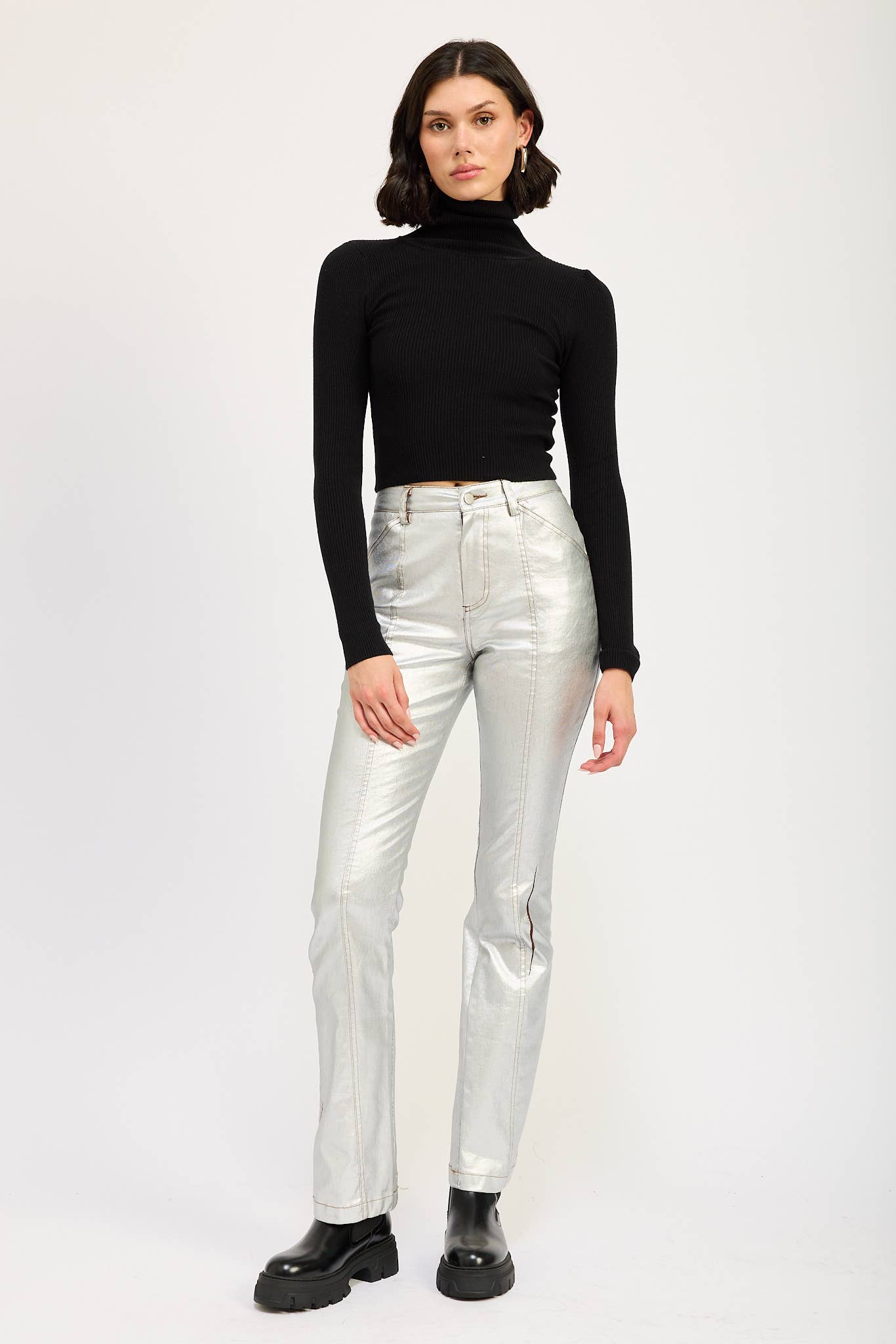 Arlo Ribbed Turtleneck