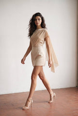 Celeste Cape Mini Dress