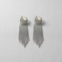 Chain Tassel Ear Cuff Earrings
