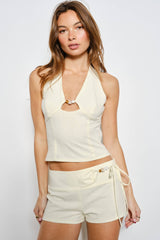 Remi Bead Halter Top