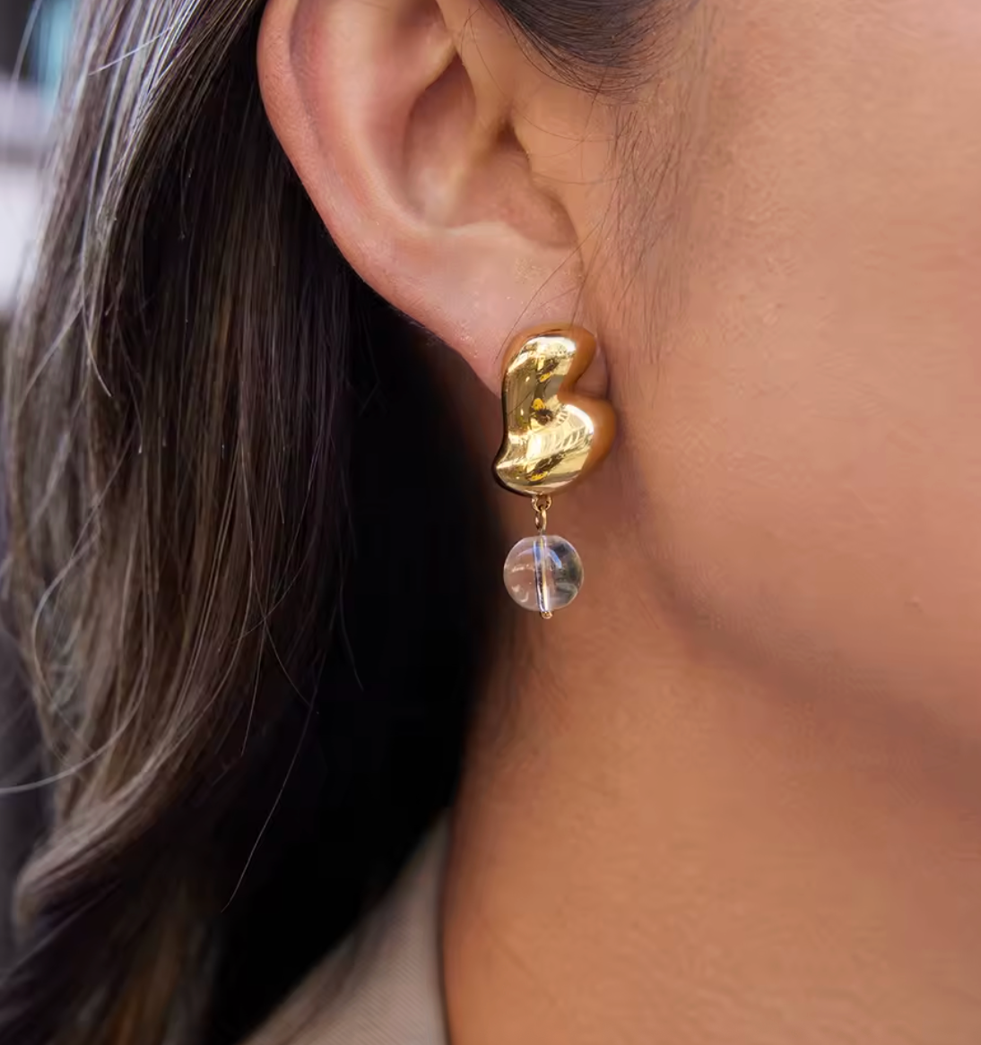 Sculptural Drop Earrings
