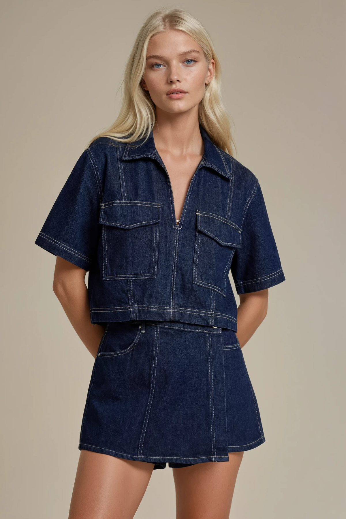 Dark Denim Set - Sold Separately