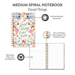 Good Things Medium Spiral Notebook