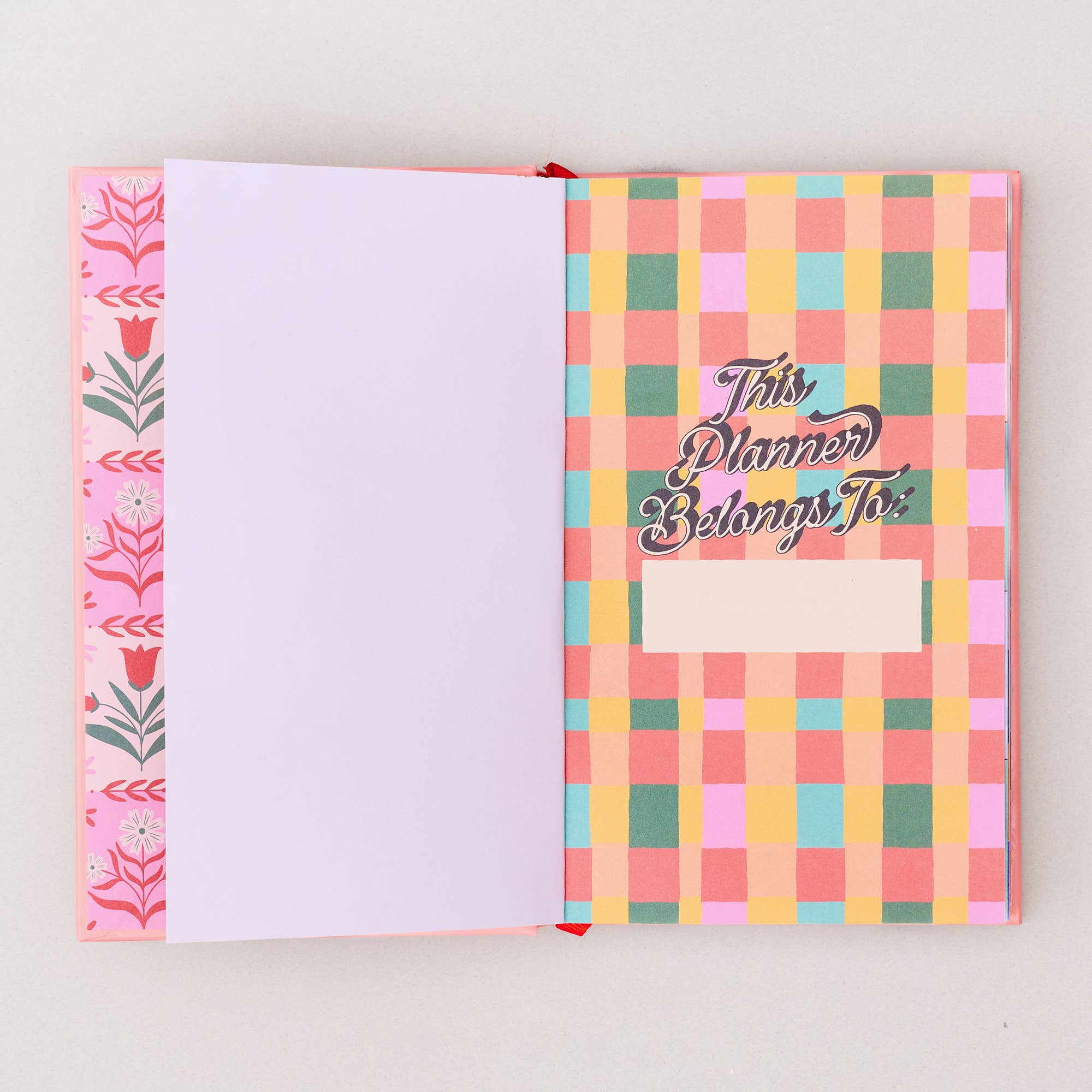 Classic 17-Month Academic Planner, Bonjour - Pink
