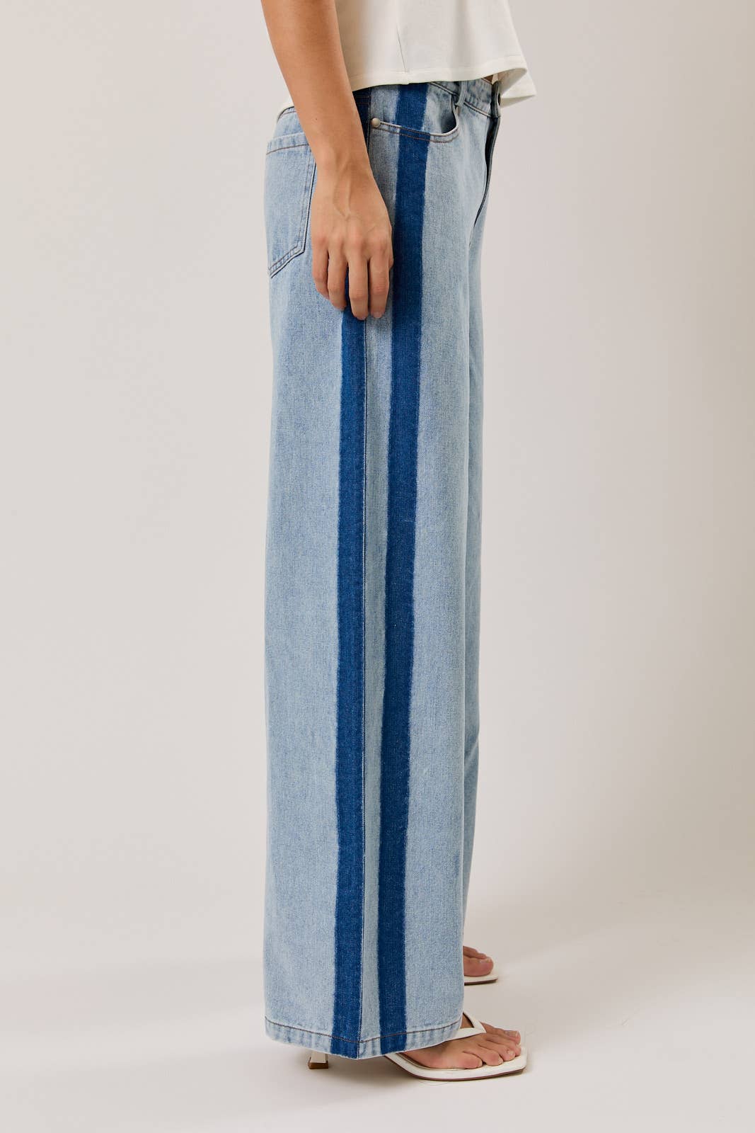 Side Striped Jeans