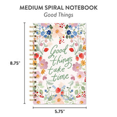 Good Things Medium Spiral Notebook