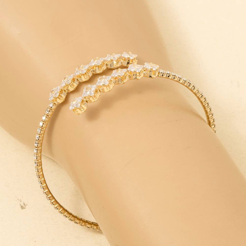 Tennis Cuff Bracelet
