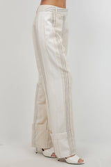 Premium- Pinstripe Wide Leg Pants