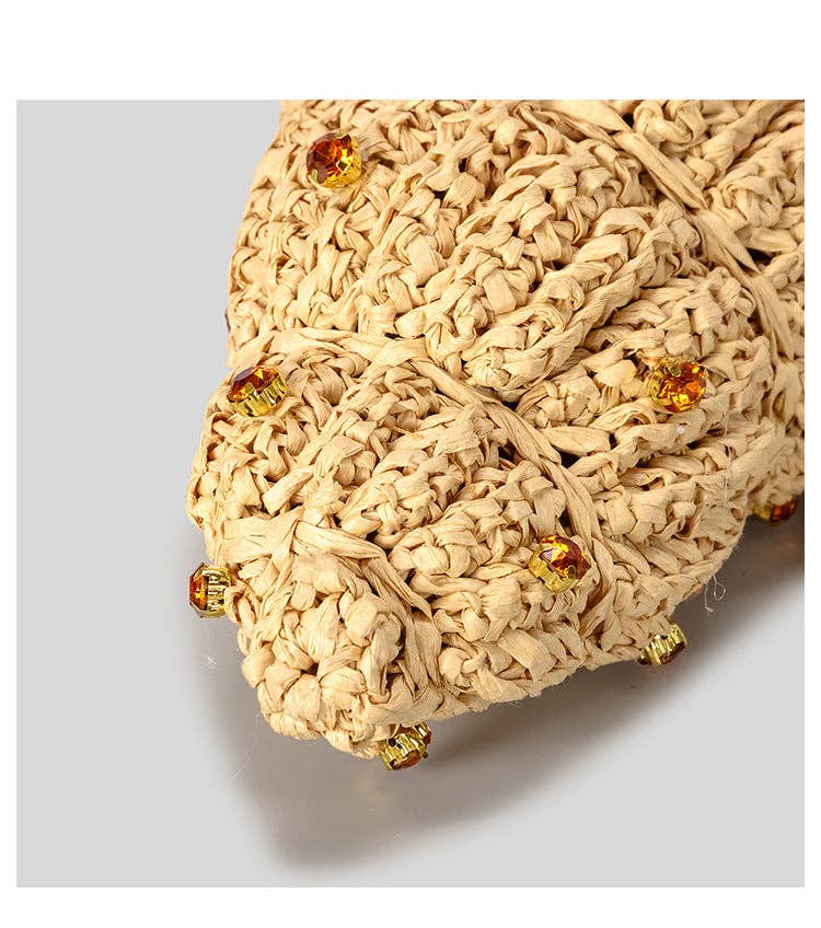 Seashell Raffia Handbag