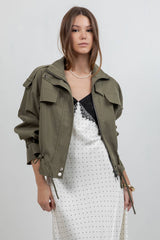 Utility Mode Olive Jacket